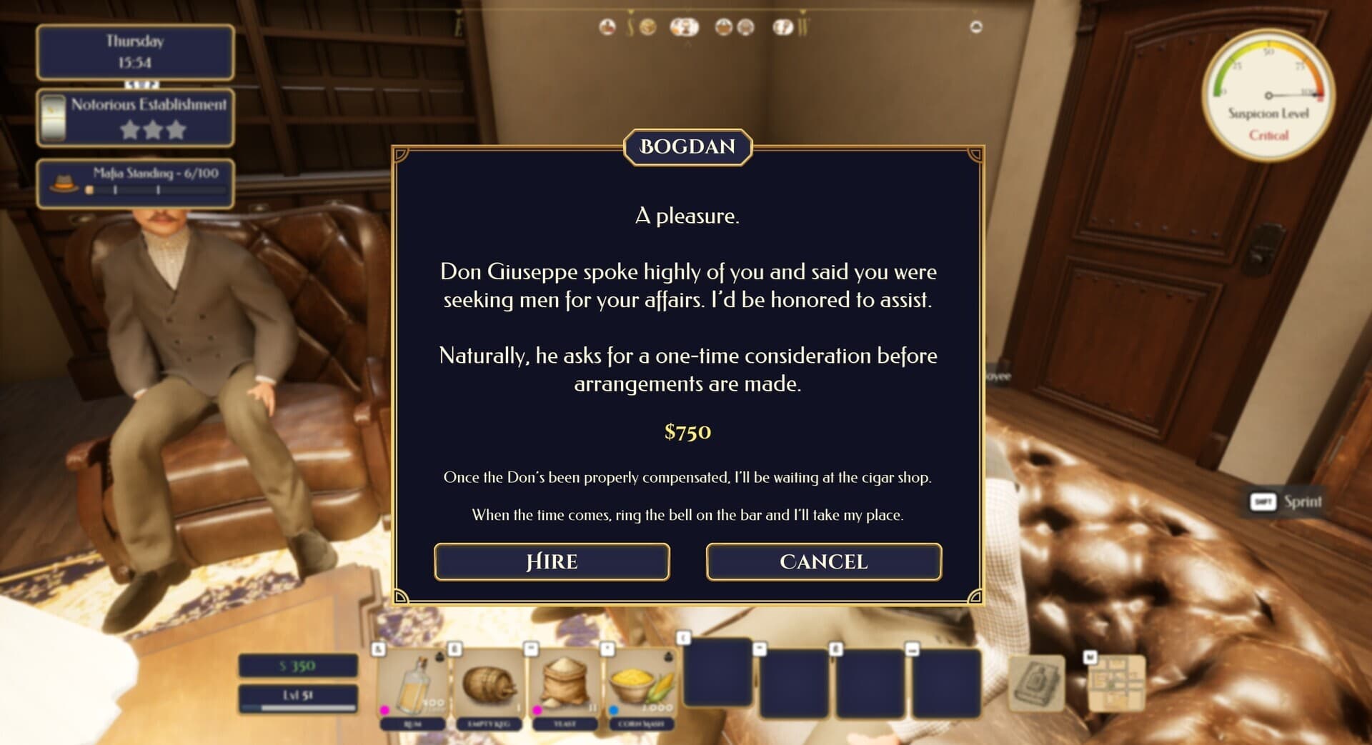 Speakeasy Simulator