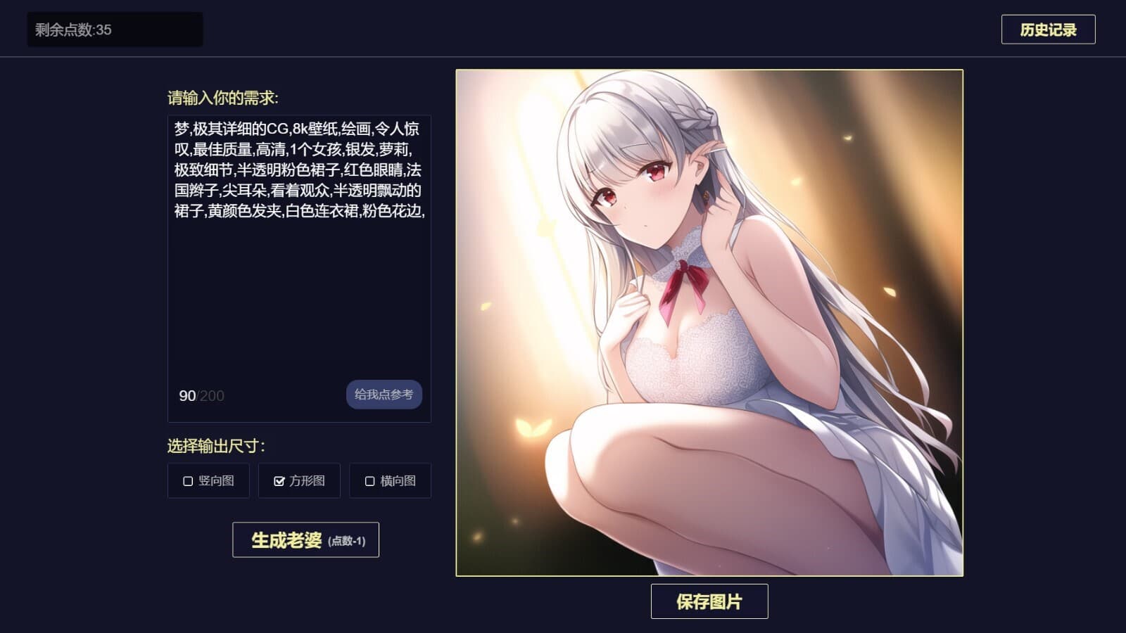 二次元老婆生成器