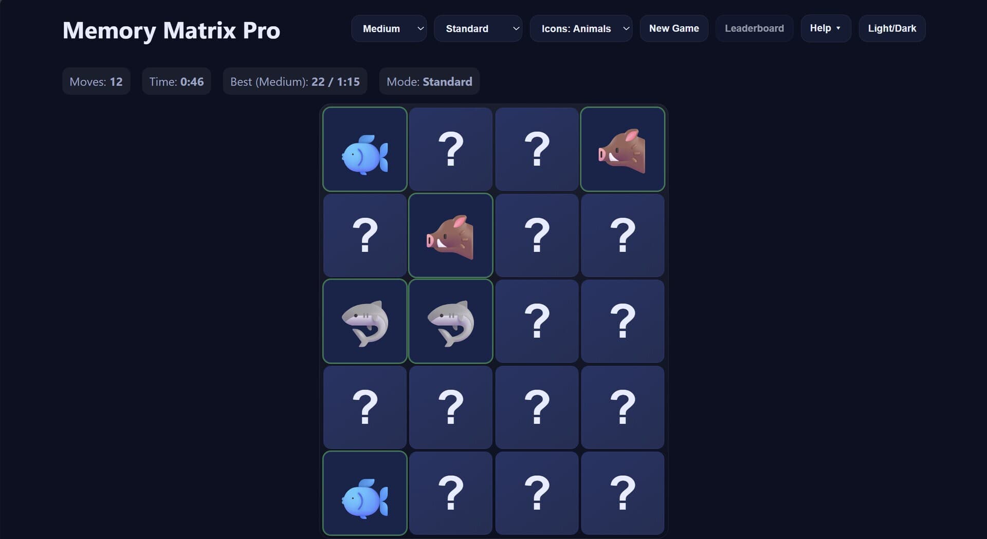 Memory Matrix Pro